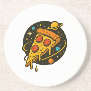 Pizza Galaxy – Cosmic Slice of Flavour Coaster