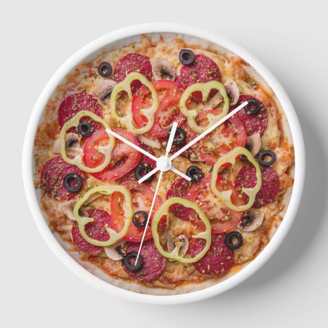 Pizza grande horloge (Recto)