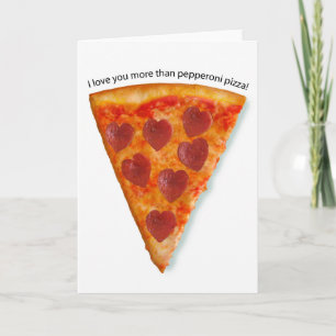 Pizza greeting card