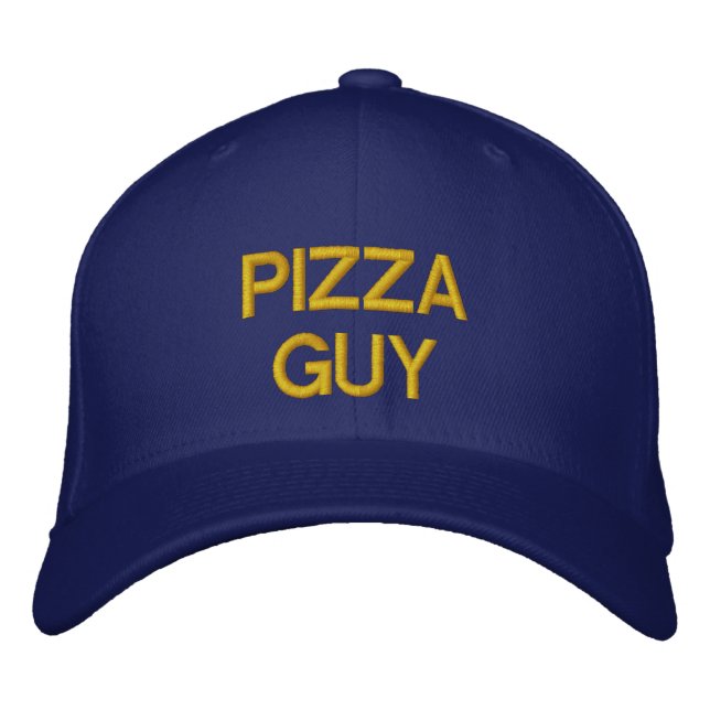 PIZZA GUY - Casquette de baseball personnalisable (Devant)