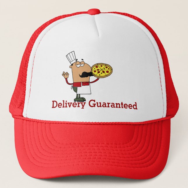 Pizza Guy Trucker Hat (Front)