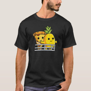 Pizza Hawaii   Pineapple And Pizza At Ship Railing T-Shirt