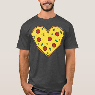 Pizza Heart Love Pizza Foodie Top Men Women Kids