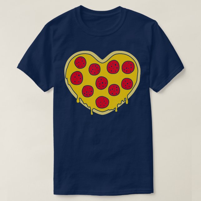 Pizza heart T-Shirt (Design Front)