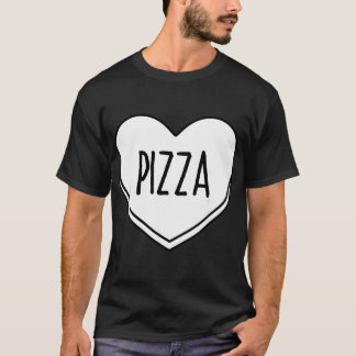 Pizza Heart Valentines Day s Men Women Pepperoni T-Shirt
