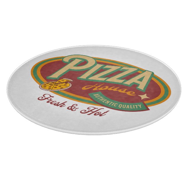Pizza House Retro Style Cutting Board (Corner)