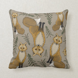 Pizza Hut the Fox Throw Pillow