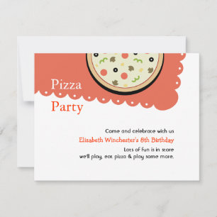 Pizza Invitation