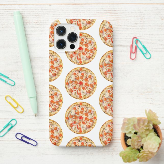 Pizza iPhone Case (On Desk)