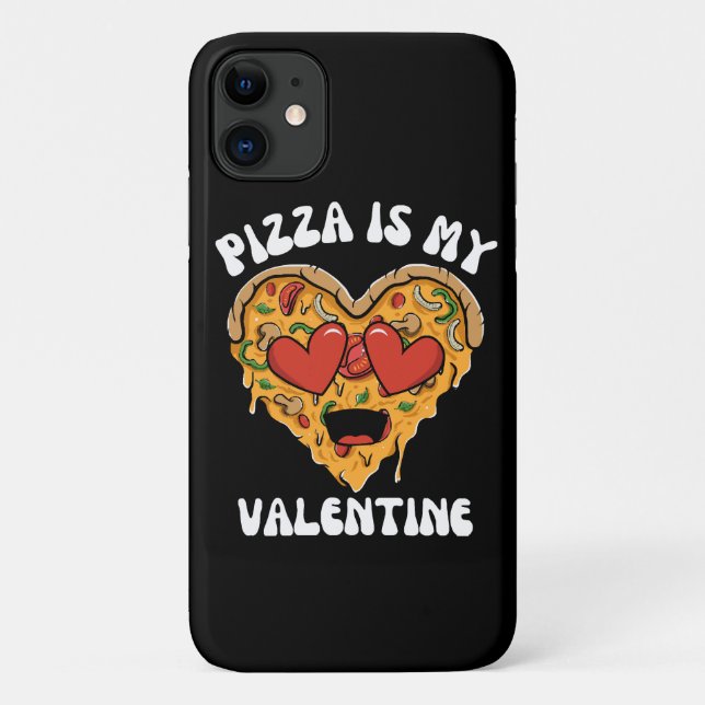 Pizza Is My Valentine Case-Mate iPhone Case (Back)