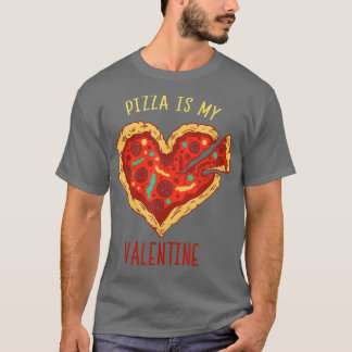 Pizza Is My Valentine Funny Valentines Day Boys Ki T-Shirt