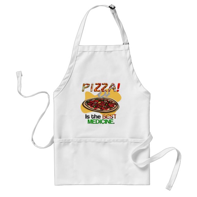 Pizza is the Best Medicine Standard Apron (Front)