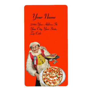 PIZZA ITALIENNE rouge vert blanc orange