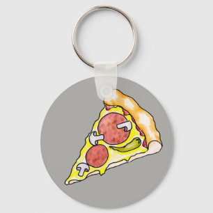 Pizza Keychain