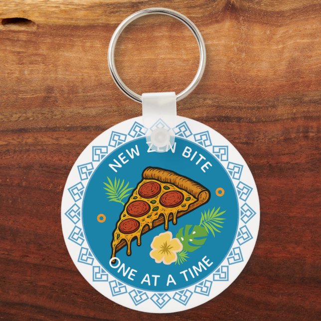 pizza keychain (Back)