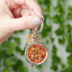 Pizza Keychain