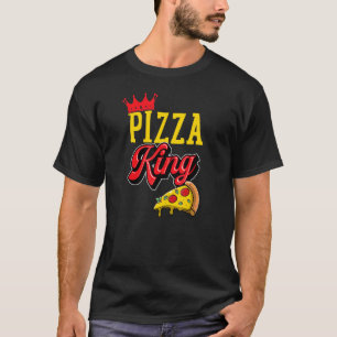 Pizza King Cheese Pizza   Crown T-Shirt