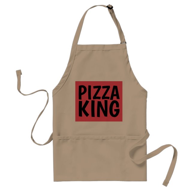 PIZZA KING DAD Men's Kitchen Aprons (Front)