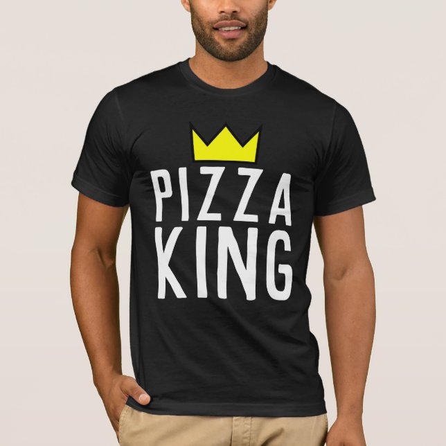 PIZZA KING MEN'S DAD T-SHIRTS (Front)