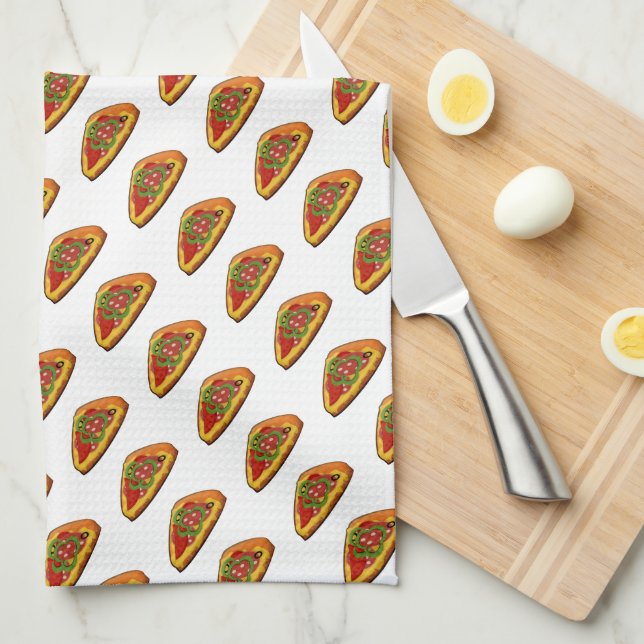 Pizza Kitchen Towel (Quarter Fold)
