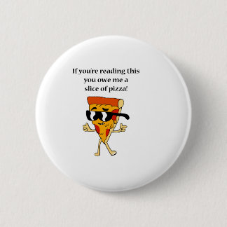 pizza love 2 inch round button