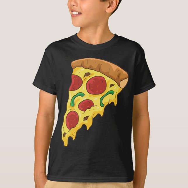 Pizza Love Pizza Lovers Funny Love Italian Pizza T-Shirt (Front)