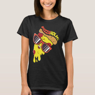 Pizza Lovers I Fast Food Pizzaholic I I Love Pizza T-Shirt