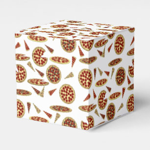 Pizza Lover's Pattern Favor Box