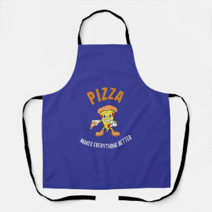 Pizza makes everything better apron