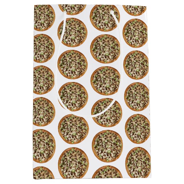 Pizza Medium Gift Bag (Front)