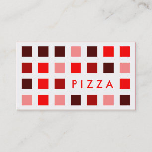 PIZZA (mod squares) Business Card