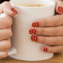 Pizza Nail Art