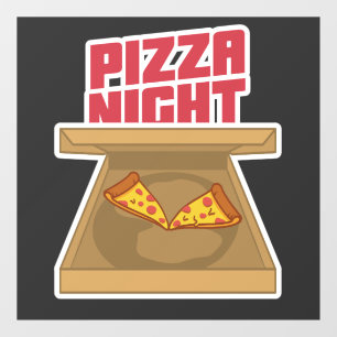 Pizza Night Window Cling