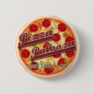 Pizza Palooza 2 Inch Round Button