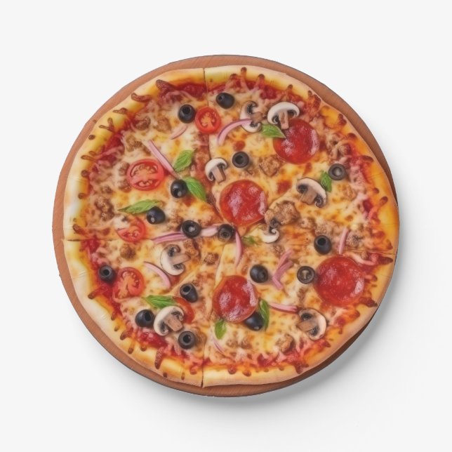 Pizza Paper Plate (Front)