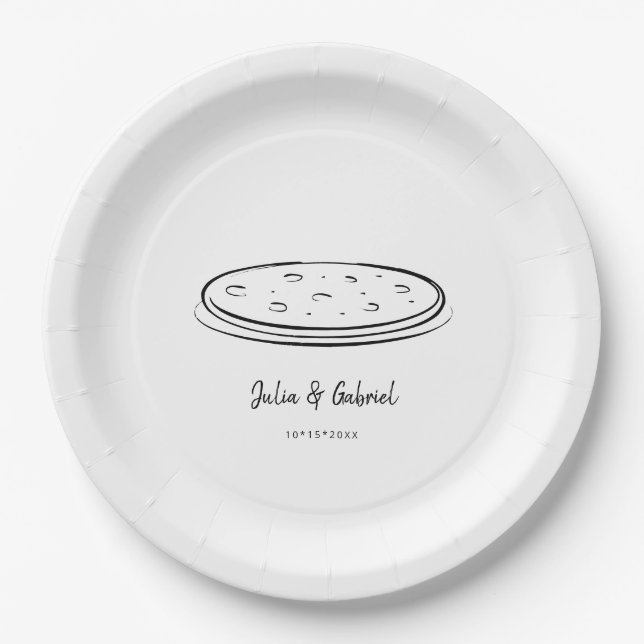 Pizza Paper Plate (Front)
