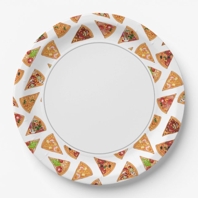 Pizza  paper plate (Front)