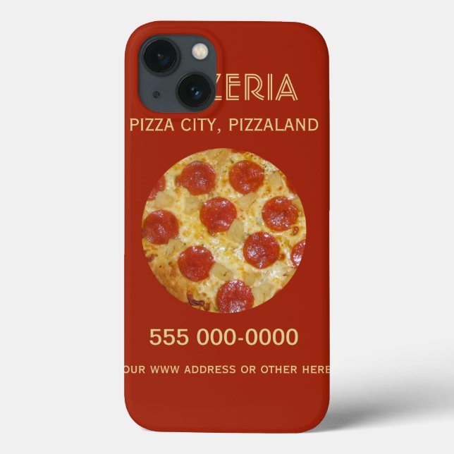 PIZZA PARLOR / PIZZERIA custom iPad case (Back)
