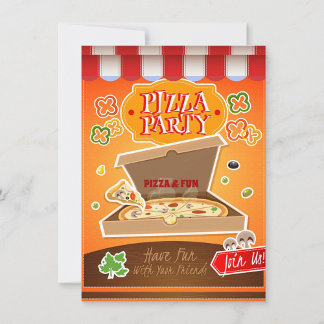 Pizza Party Card