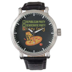 Pizza Party - Funny Novelty Voting Political Watch