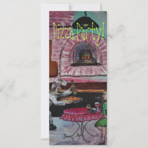 pizza party invitation
