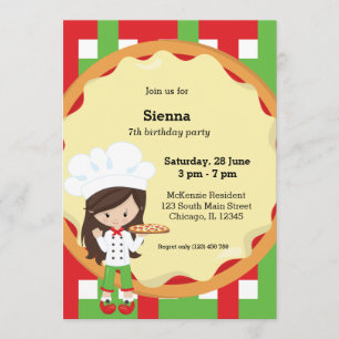 Pizza Party Invitation