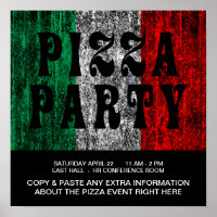 pizza party (italian flag)