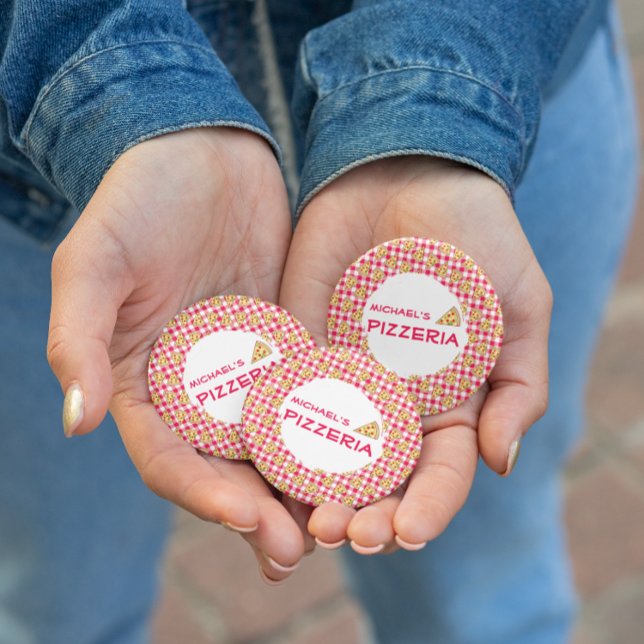 Pizza Party Kids Birthday 2 Inch Round Button (Creator Uploaded)