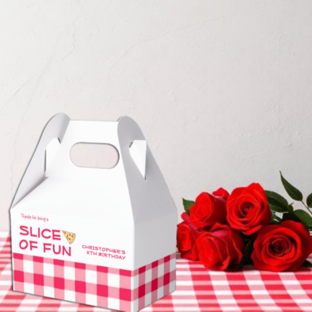 Pizza Party Kids Birthday Favor Box (Creator Uploaded)