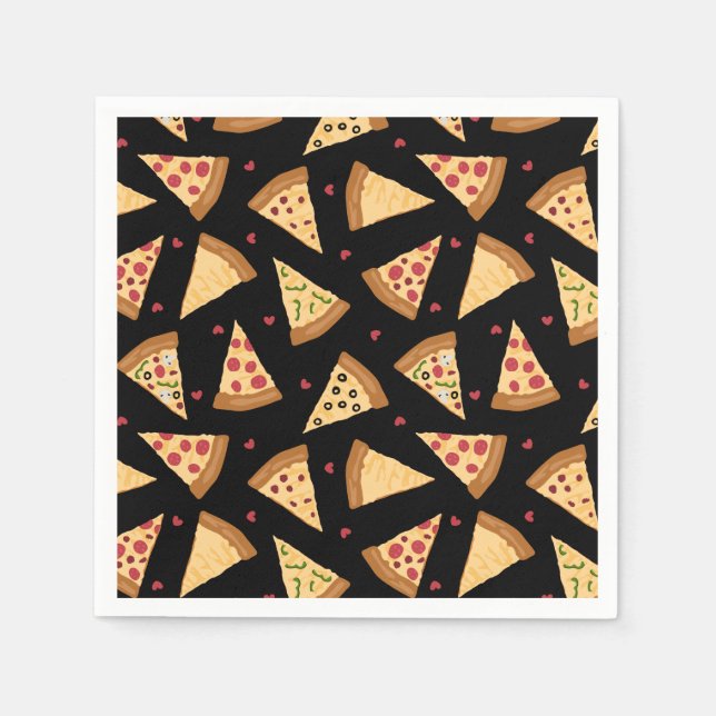 Pizza Party Napkins (Front)