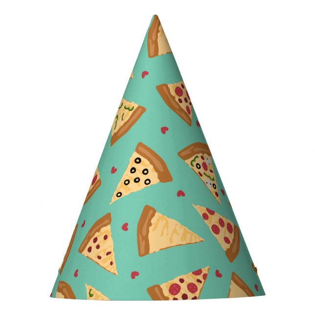 Pizza Party Party Hat (Front)
