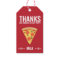 Pizza Party Slice of Pie Favour Tag