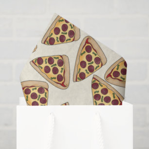 Pizza Party themed tissue paper