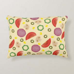 Pizza Pattern 2 Decorative Pillow